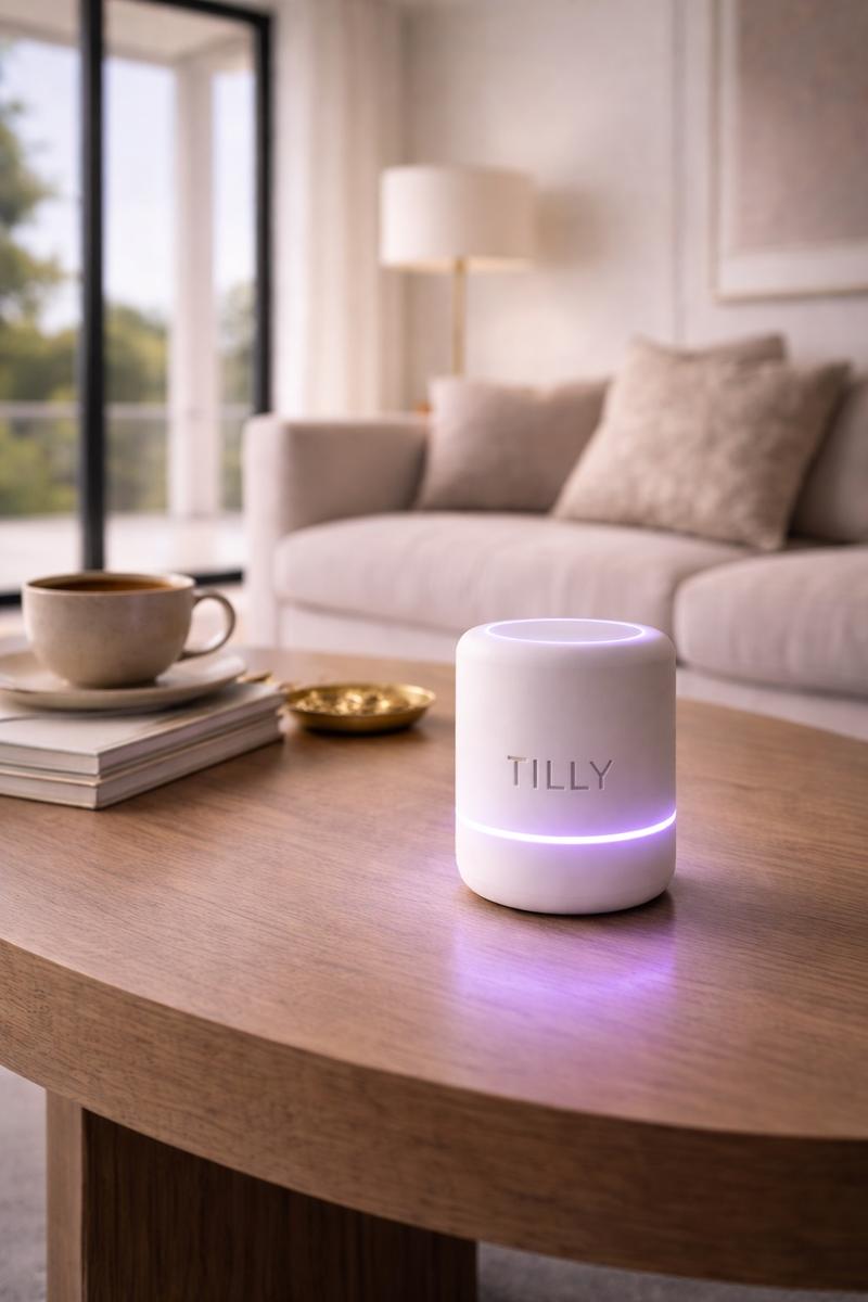 TILLY dans un salon lumineux